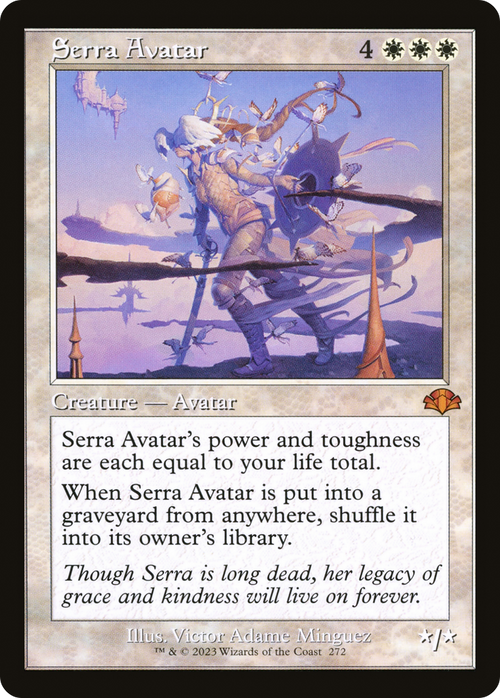 Serra Avatar (Retro Frame) (DMR-272) - Dominaria Remastered Foil