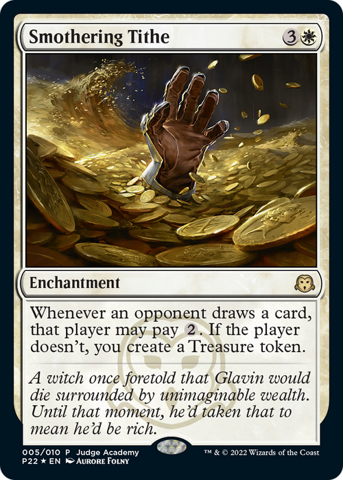 Smothering Tithe (JDG-005) - Judge Gift Cards 2022 Foil