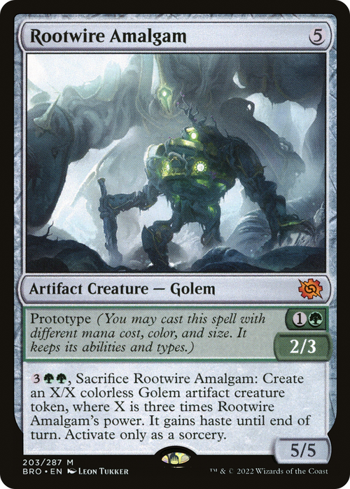 Rootwire Amalgam (BRO-203) - The Brothers' War Foil