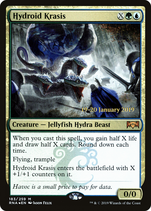 Hydroid Krasis (PRE-183S) - Ravnica Allegiance Promos Foil
