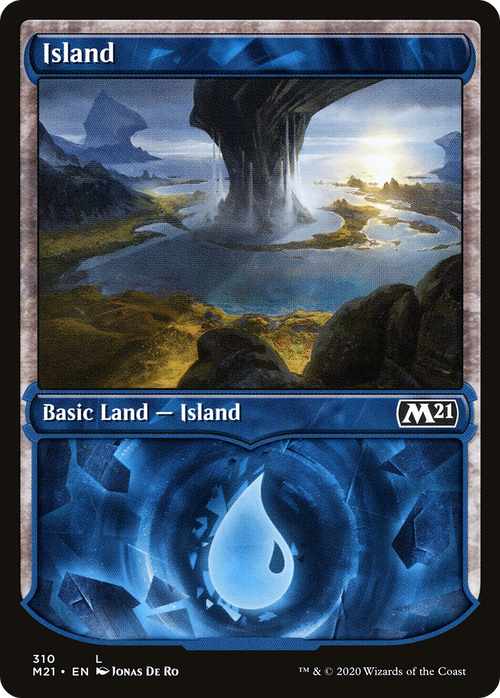Island (Showcase) (M21-310) - Core Set 2021: (Showcase)