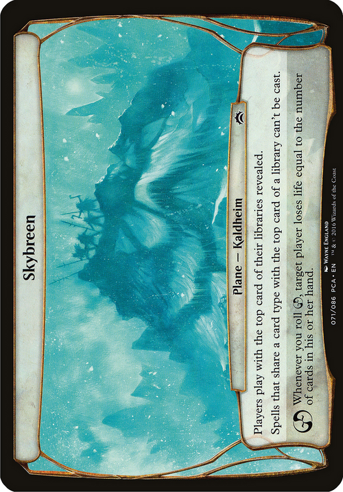 Skybreen (Planechase Anthology) (OVER-071) - Planechase Anthology Planes