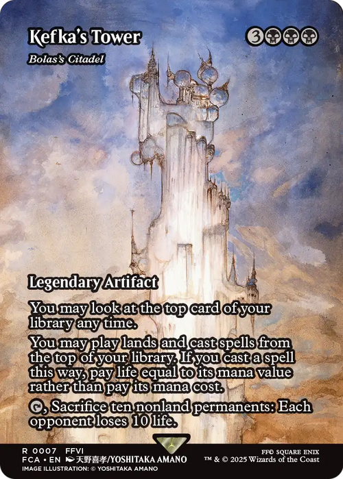 Kefka's Tower - Bolas's Citadel (Showcase) (FCA-007) - FINAL FANTASY: Through the Ages / Kefka's Tower (Borderless)