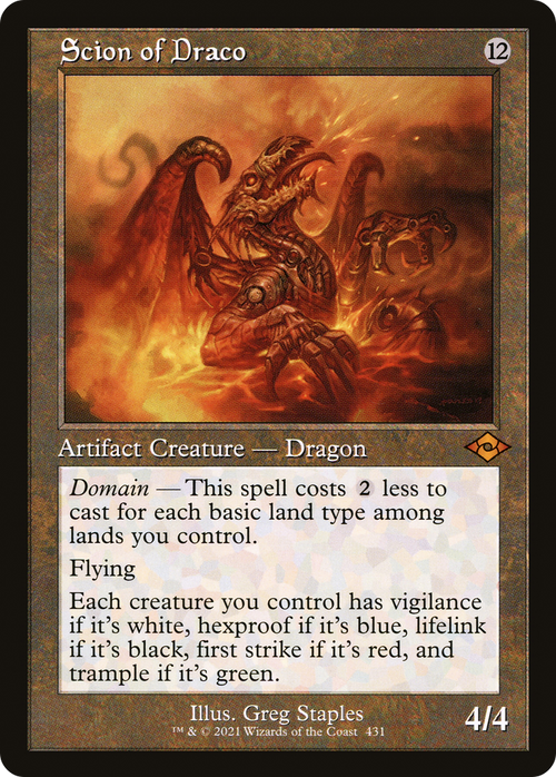 Scion of Draco (Retro Frame) (MH2-431) - Modern Horizons 2