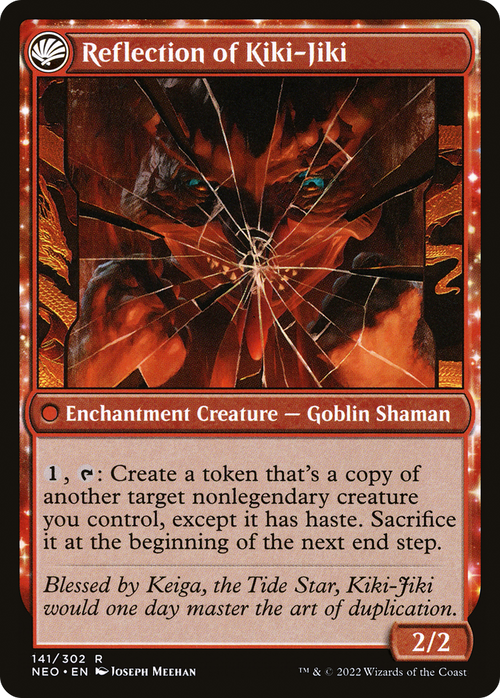 Fable of the Mirror-Breaker (NEO-141) - Kamigawa: Neon Dynasty: (fandfc, enchantment)