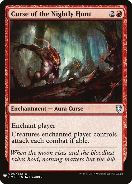 Curse of the Nightly Hunt (LIST-CM2-90) - The List