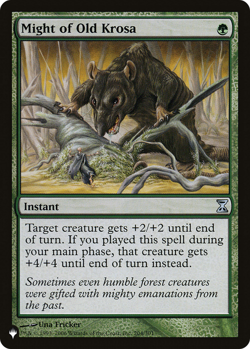Might of Old Krosa (LIST-TSP-204) - The List