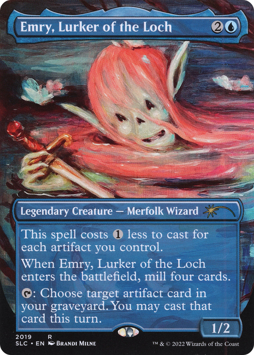 Emry, Lurker of the Loch (SLC-2019) - Secret Lair Countdown Kit (Borderless)