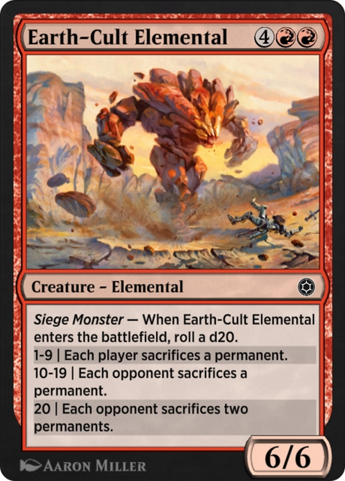 Earth-Cult Elemental (HBG-180) - Alchemy Horizons: Baldur's Gate