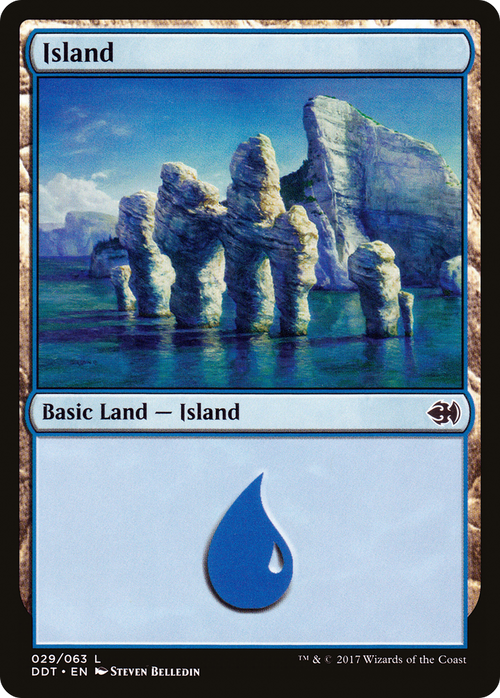Island (29) (DDT-029) - Duel Decks: Merfolk vs. Goblins