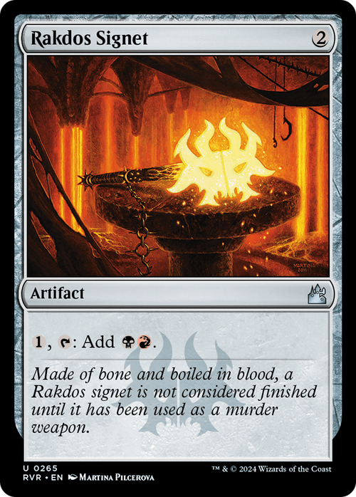 Rakdos Signet (RVR-265) - Ravnica Remastered Foil