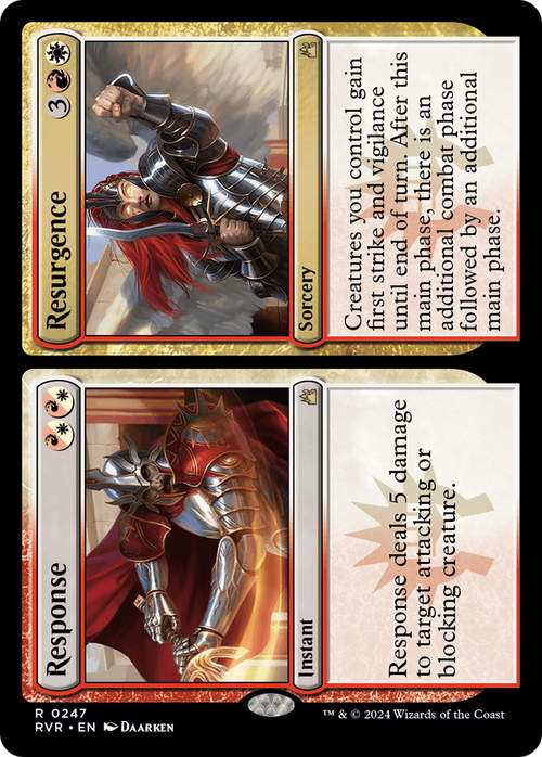 Response // Resurgence (RVR-247) - Ravnica Remastered Foil