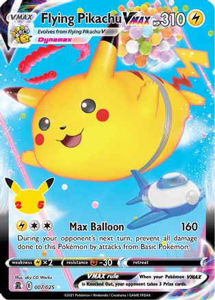Flying Pikachu VMAX 007  - Holofoil Celebrations - Ultra Rare