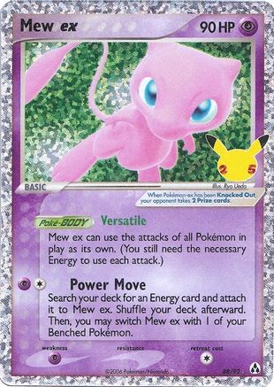 Mew ex 088  - Holofoil Celebrations Classic Collection - Classic Collection