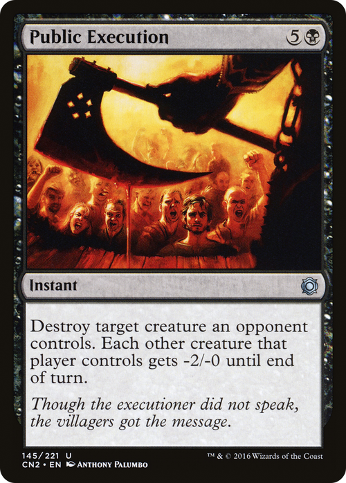 Public Execution (CN2-145) - Conspiracy: Take the Crown Foil