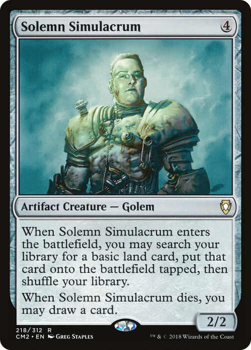 Solemn Simulacrum (218) (CM2-218) - Commander Anthology Volume II