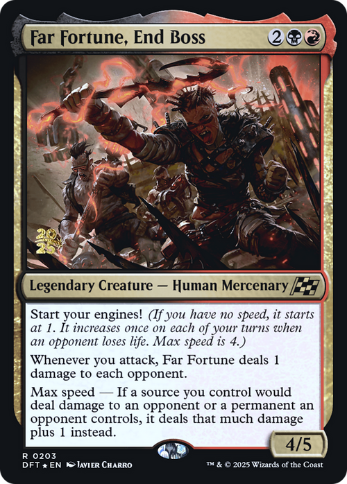 Far Fortune, End Boss (PRE-203S) - Prerelease Cards Foil