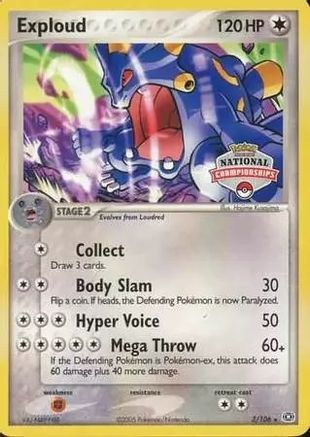 Exploud - 3/106 (National Championships)/106  League & Championship Cards - Promo