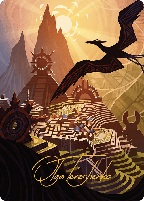 Plains // Plains (ALCI-044) - The Lost Caverns of Ixalan Art Series (Borderless)