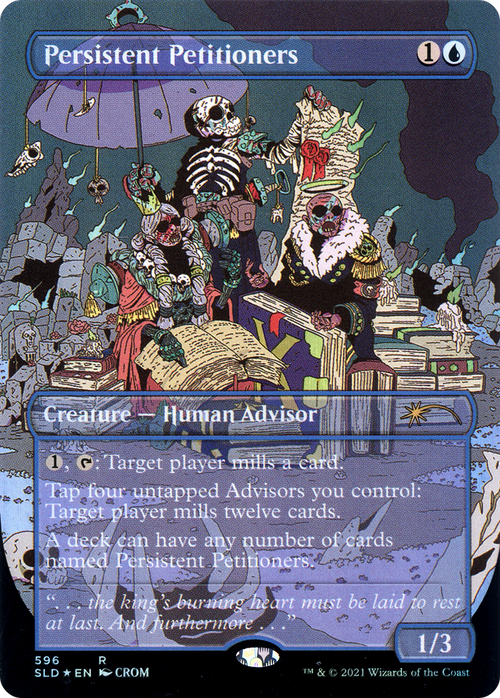 Persistent Petitioners (596) (SLD-596) - Secret Lair Drop (Borderless) Foil