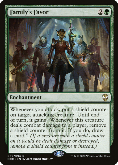 Family's Favor (PPSNC-059) - New Capenna Commander Promos Foil