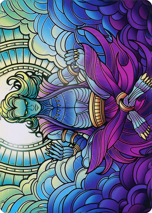 Zur, Eternal Schemer // Zur, Eternal Schemer (ADMU-081) - Dominaria United Art Series (Borderless)