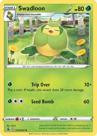 Swadloon 010  SWSH08 Fusion Strike - Uncommon