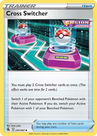 Cross Switcher 230  SWSH08 Fusion Strike - Uncommon