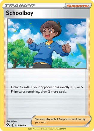 Schoolboy 238  SWSH08 Fusion Strike - Uncommon