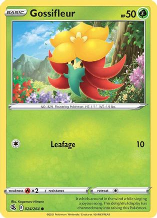 Gossifleur 024  - Reverse Holofoil SWSH08 Fusion Strike - Common