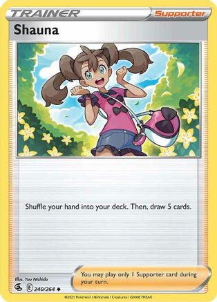 Shauna 240  SWSH08 Fusion Strike - Uncommon