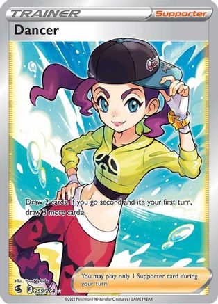 Dancer (Full Art) 259  - Holofoil SWSH08 Fusion Strike - Ultra Rare