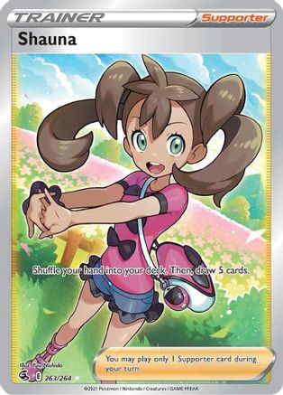 Shauna (Full Art) 263  - Holofoil SWSH08 Fusion Strike - Ultra Rare