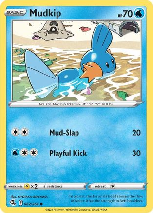 Mudkip 062  SWSH08 Fusion Strike - Common