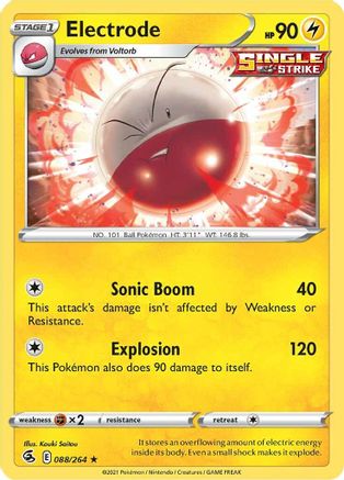 Electrode 088  SWSH08 Fusion Strike - Rare