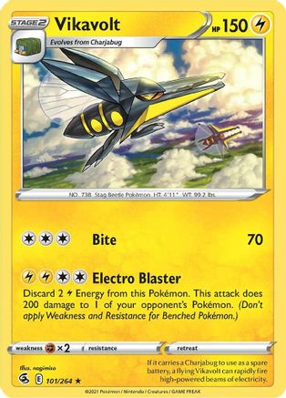 Vikavolt 101  SWSH08 Fusion Strike - Rare