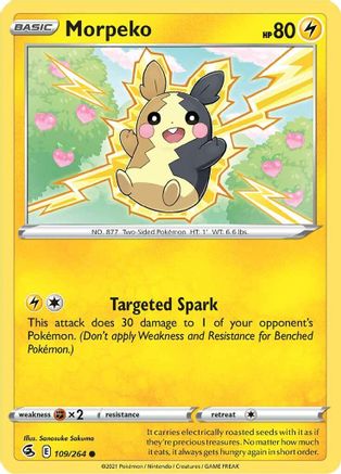 Morpeko (109) (109) 109  SWSH08 Fusion Strike - Common