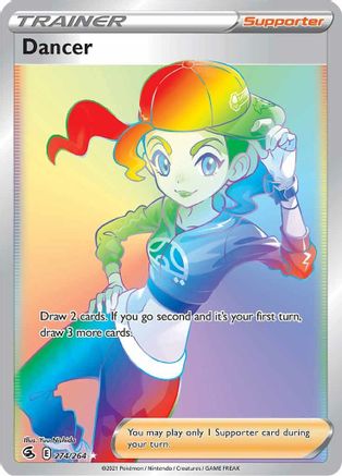 Dancer (Secret) 274  - Holofoil SWSH08 Fusion Strike - Secret Rare