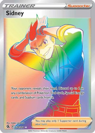 Sidney (Secret) 279  - Holofoil SWSH08 Fusion Strike - Secret Rare