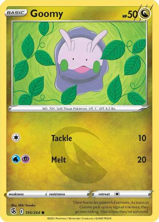 Goomy 195  SWSH08 Fusion Strike - Common
