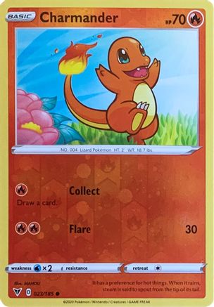 Charmander (Reverse Cosmos Holo) 023/185  - Reverse Holofoil Miscellaneous Cards & Products - Promo