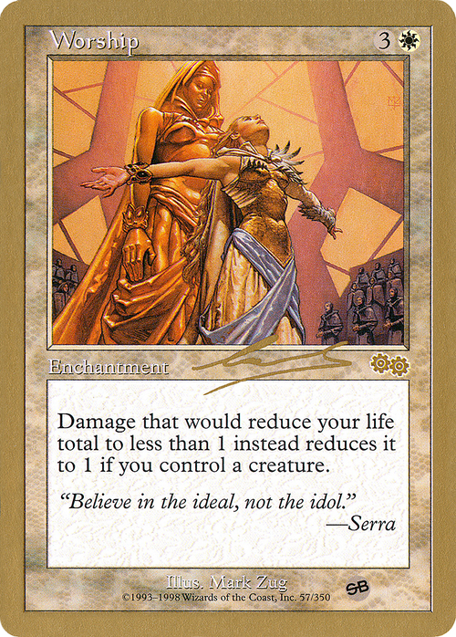 Worship - 2000 Nicolas Labarre (USG) (SB) (WCD-) - World Championship Decks 2000