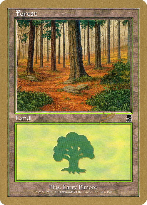 Forest (347) - 2002 Raphael Levy (ODY) (WCD-) - World Championship Decks 2002