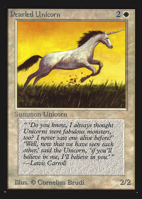 Pearled Unicorn (IE) (IED-) - Intl. Collectors' Edition