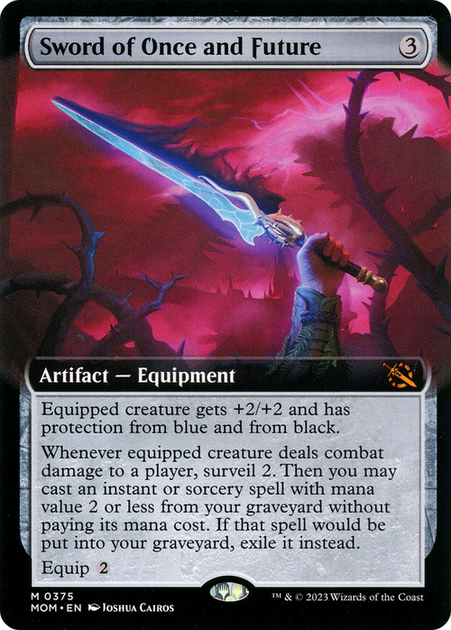 Sword of Once and Future (Extended Art) (MOM-375) - March of the Machine: (Extended Art) Foil