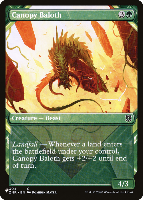 Canopy Baloth (LIST-ZNR-304) - The List: (Showcase)
