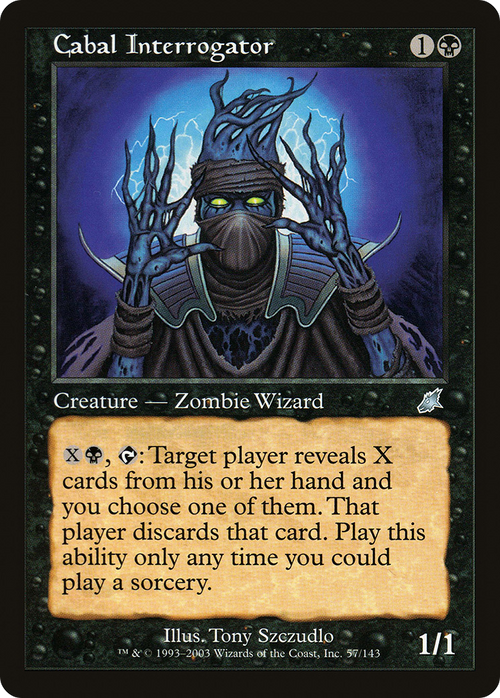 Cabal Interrogator (SCG-057) - Scourge Foil