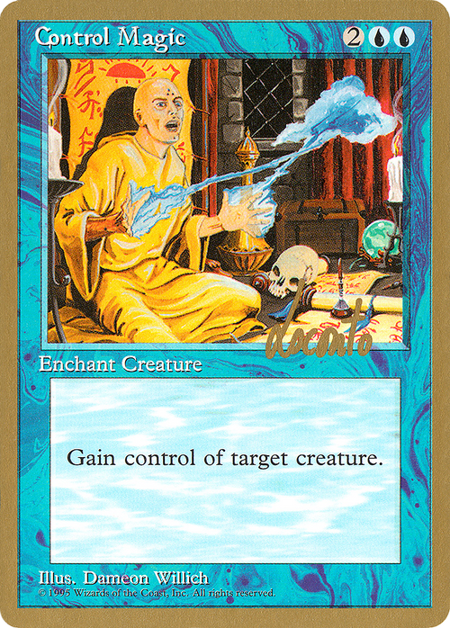 Control Magic - 1996 Michael Loconto (4ED) (WCD-) - Pro Tour Collector Set