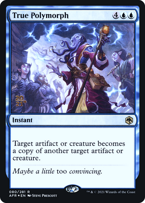 True Polymorph (PRE-80S) - Adventures in the Forgotten Realms Promos Foil
