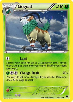 Gogoat - 19/146 (Cosmos Holo)/146  - Holofoil Blister Exclusives - Promo